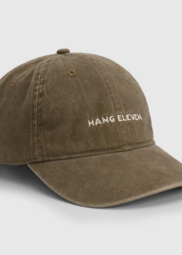 Washed Cap - Olive Green