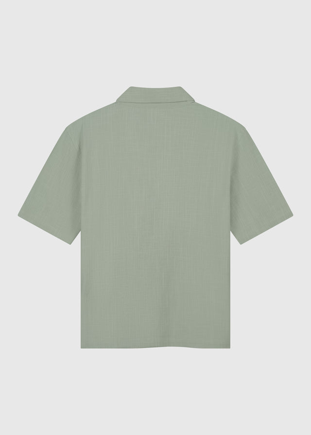 Uni Slub Shirt – Salbeigrün