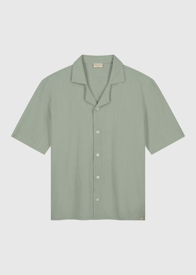 Uni Slub Shirt – Salbeigrün