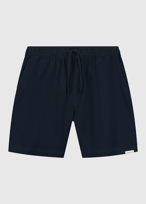 Uni Slub Short - Navy Blue
