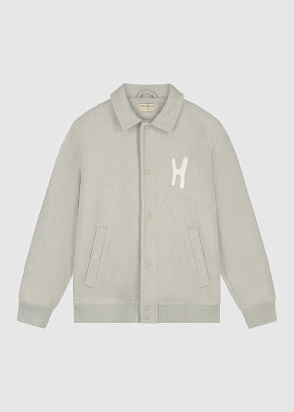 Varsity Jacket - Green Melange