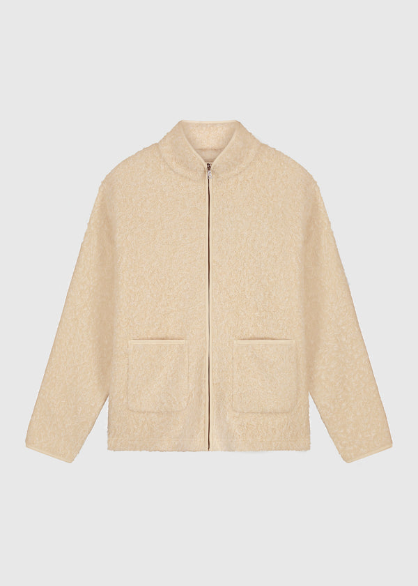 Soft Zip Jacket - Sand