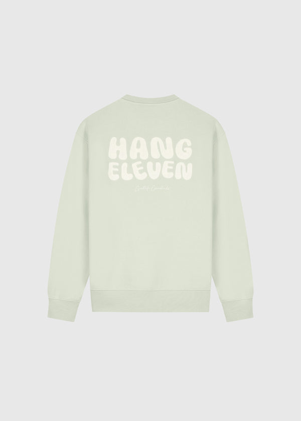 Wavy Crewneck - Mint Green