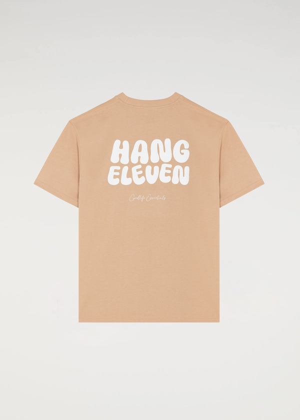 Organic Wavy Tee - Washed Orange