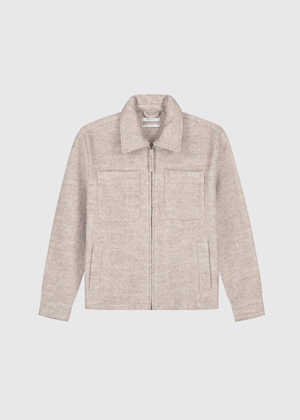 Premium Wool Jacket - Sand