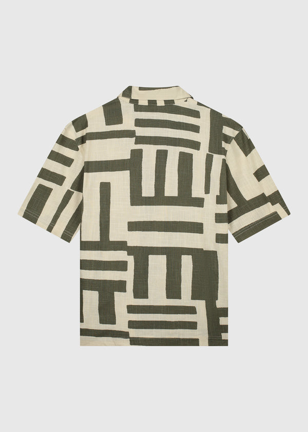 Stripe Slub Shirt - Green