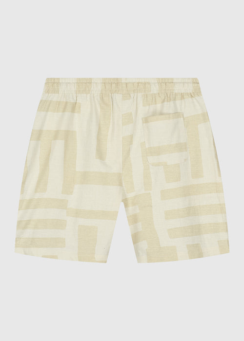 Stripe Slub Short - Sand