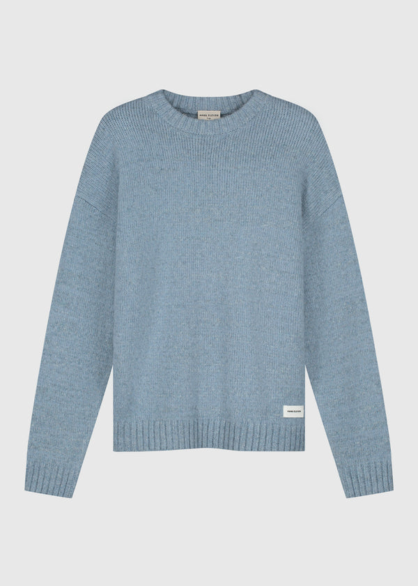Heavy Knit Crewneck - Light Blue
