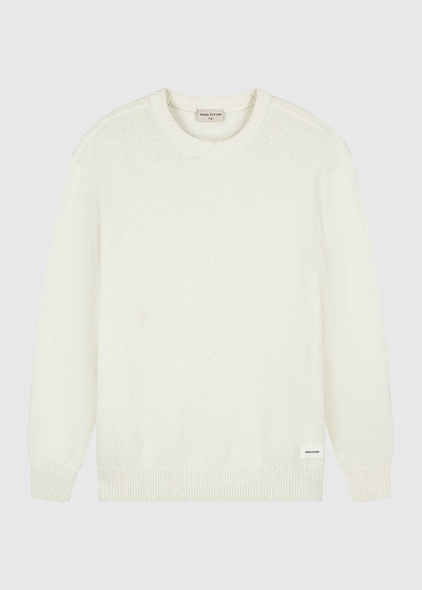 Loop Knit Crewneck - Ecru