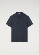 Linen Shirt  - Navy