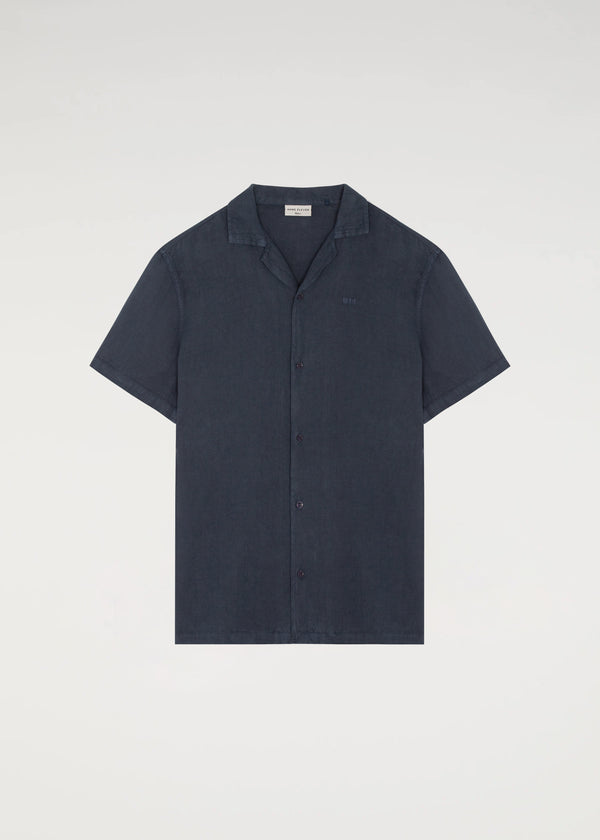 Linen Shirt  - Navy