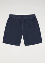 Linen Short  - Navy