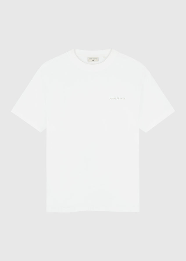T-shirt Olive - Blanc cassé