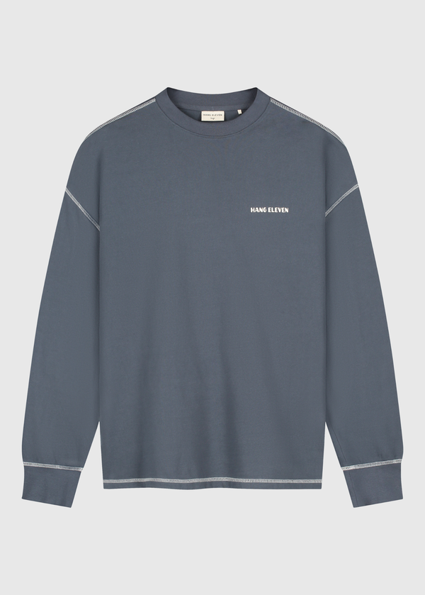 Clean Heavy Longsleeve - Navy Blue