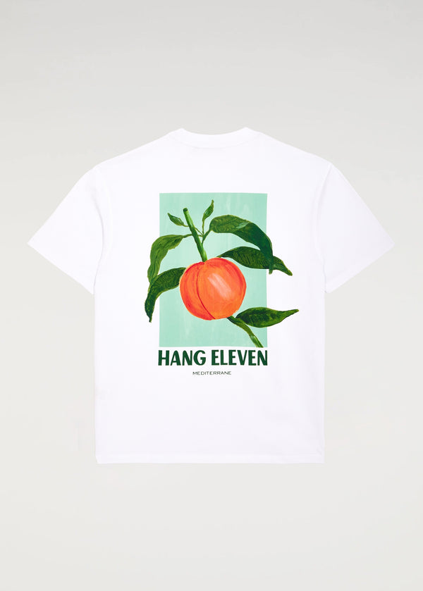 Heavy Peach Tee - White