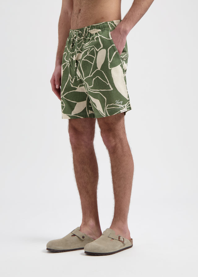 Plants Slub Short - Green