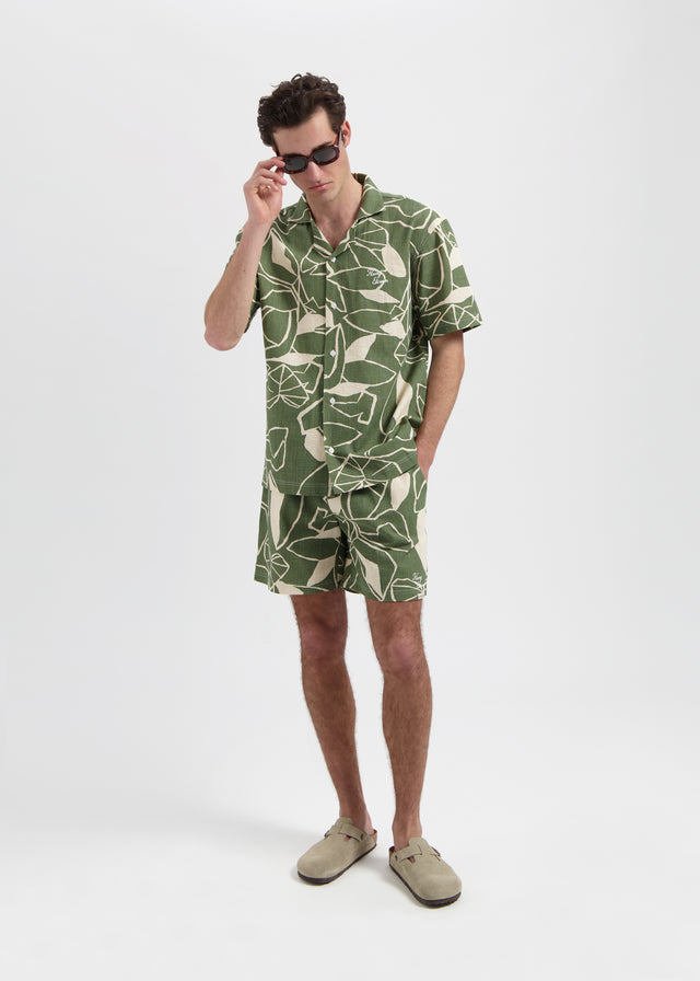 Plants Slub Shirt - Green