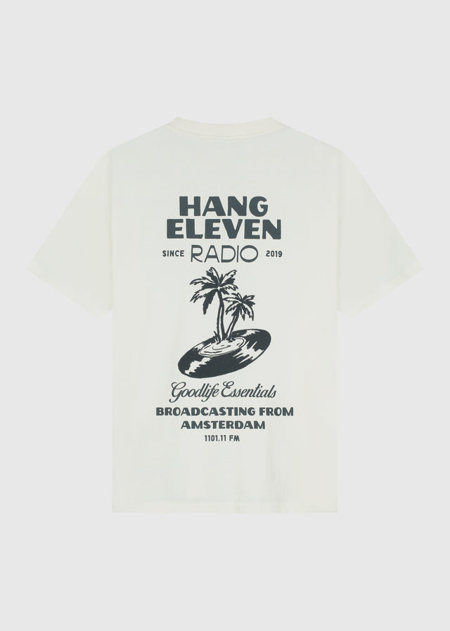 Radio-T-Shirt – gebrochenes Weiß