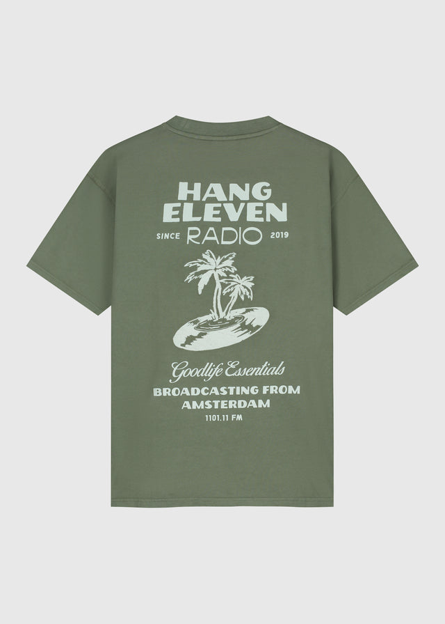 T-shirt radio - Vert foncé