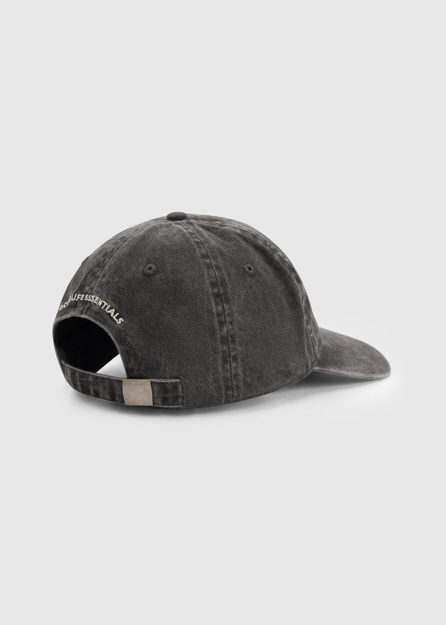 Casquette lavée - Anthracite