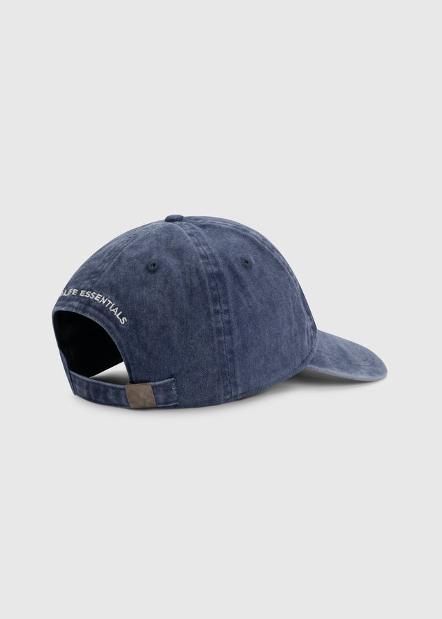 Gewaschene Kappe - Marineblau