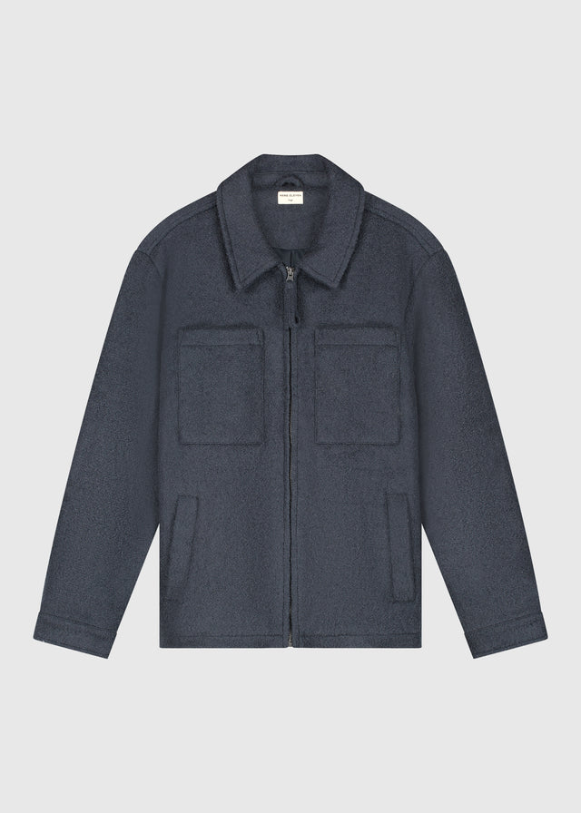 Veste en laine de qualité supérieure - Bleu marine