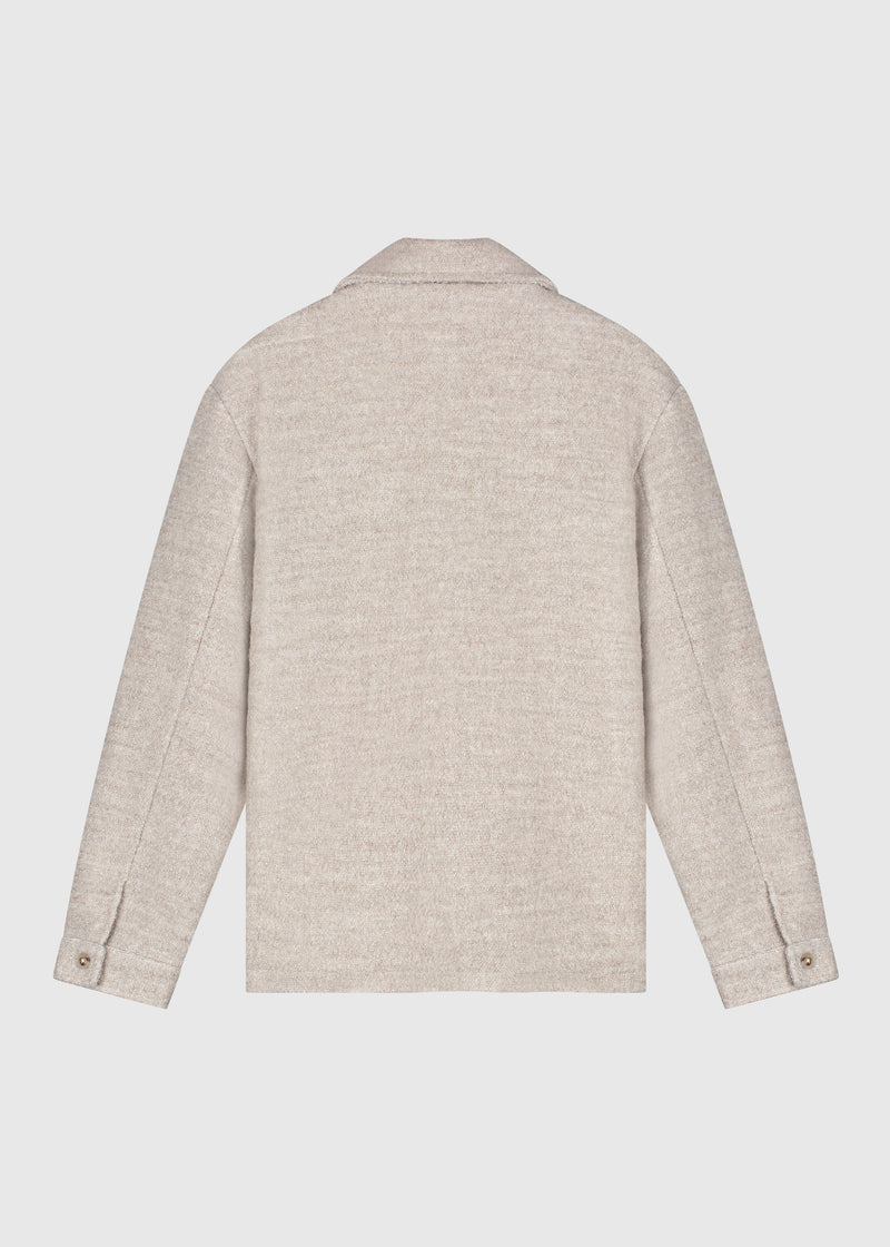Premium Wool Jacket - Sand